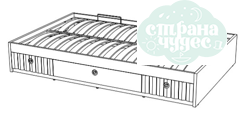 Кровать Klюkva Velvet VBT02 с подъемным механизмом