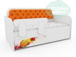 Кровать-диван Тридевятое Царство, апельсин