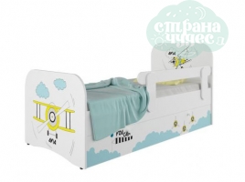 Кровать детская Klюkva Baby KE, Стандарт, с ящиками, Авиа