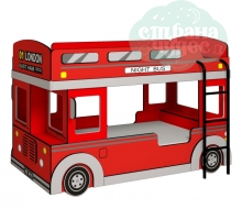 Автобус Глазов-мебель красный