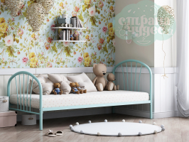 Кровать Эвора, бирюзовая