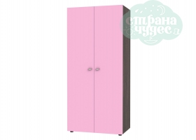Шкаф двустворчатый GK90, венге-розовый