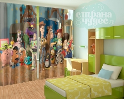 Фотошторы для детской комнаты "История игрушек"