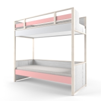 Кровать двухъярусная 38 попугаев "НьюТон" розовая, распродажа