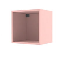 Полка 1 куб 38 попугаев "Ньютон" розовая