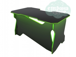 Геймерский стол черный / зеленый