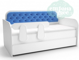 Кровать-диван Тридевятое Царство, синяя